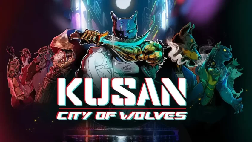 Главная обложка игры Kusan: City of Wolves
