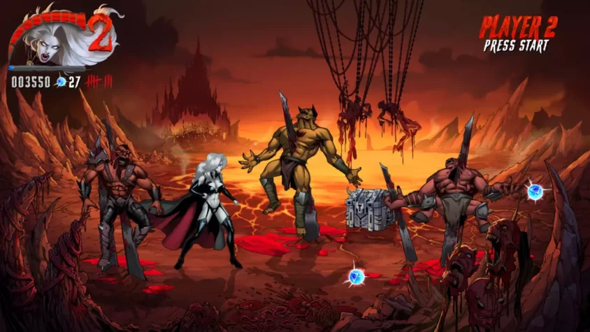 Игровой процесс Lady Death: Demonicron – финальный удар по врагу