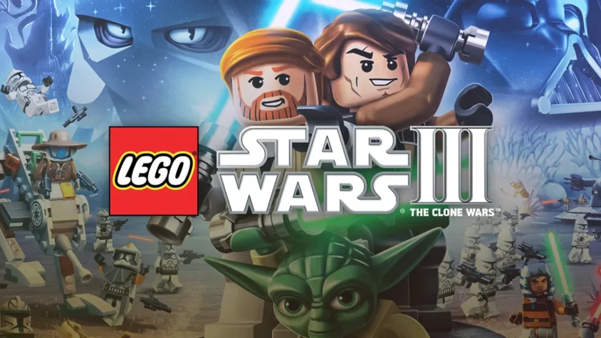Обложка игры LEGO Star Wars III: The Clone Wars