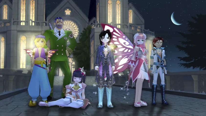 Группа персонажей в Mabinogi