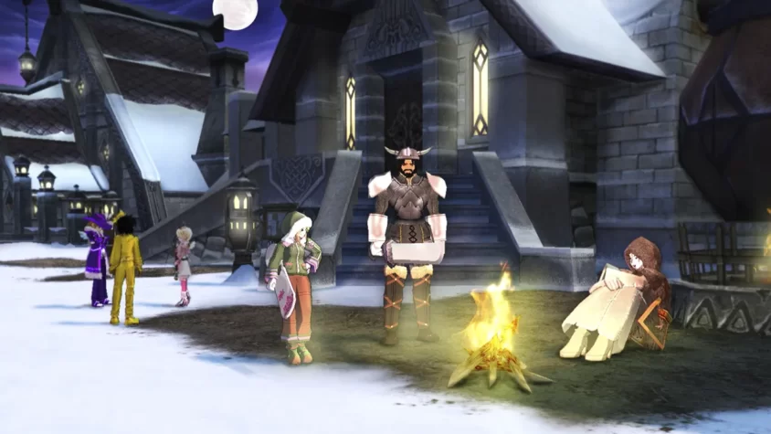Зимний отдых в Mabinogi