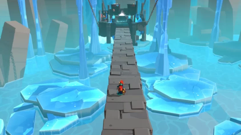 Мост из льда в Mages of Mystralia