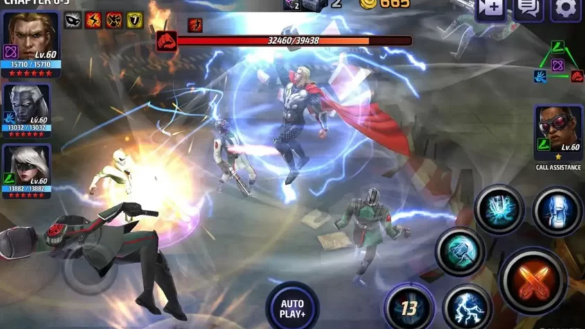Герои Marvel Future Fight в эпичном бою