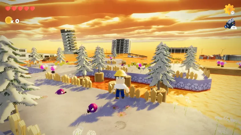 Скриншот из игры Master Maker 3D Ultimate - город с платформами