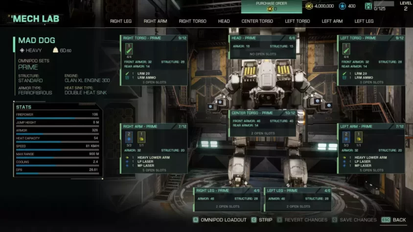 Механизм сканирования в MechWarrior 5: Clans