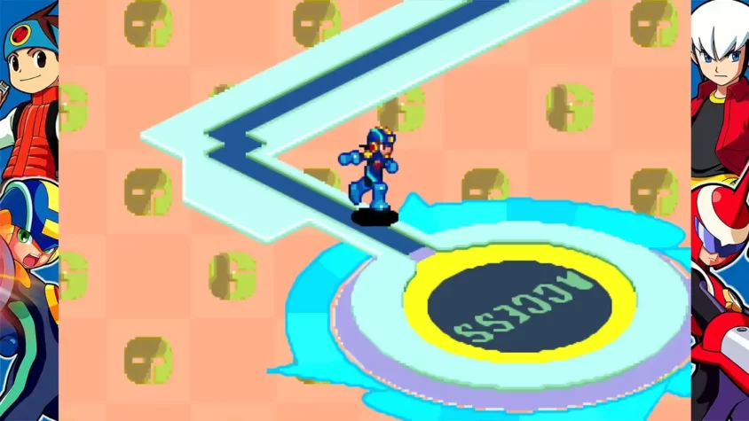Доступ в виртуальный мир игры Mega Man