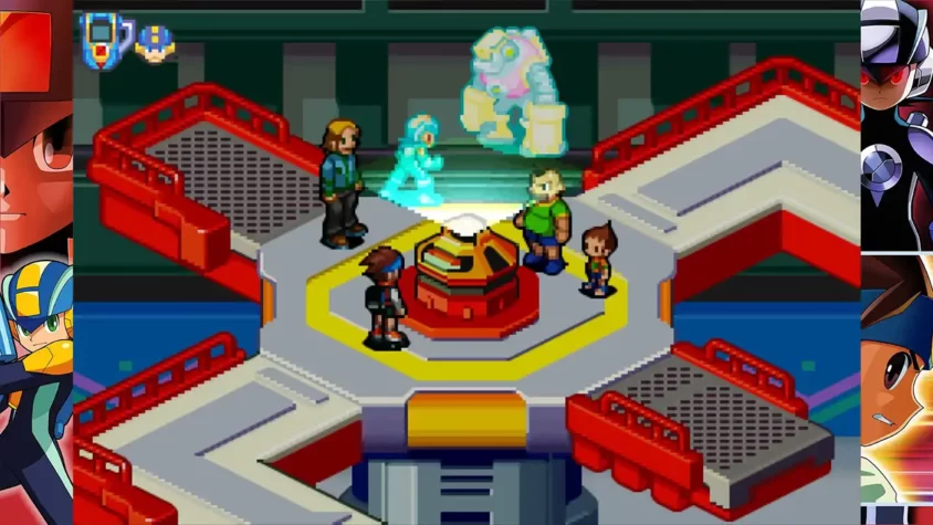 Скриншот из игры Mega Man Battle Network