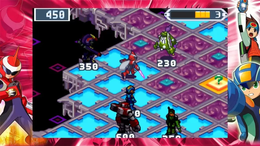 Еще один момент из игры Mega Man Battle Network