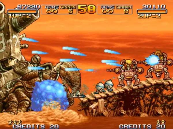Битва с мехами в Metal Slug 3