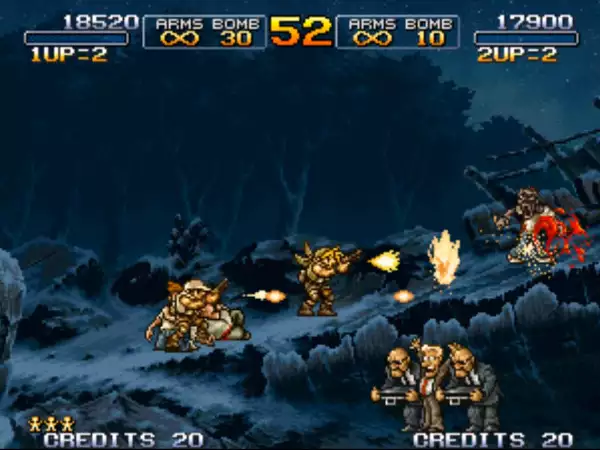 Сражение на холодном фоне в Metal Slug 3