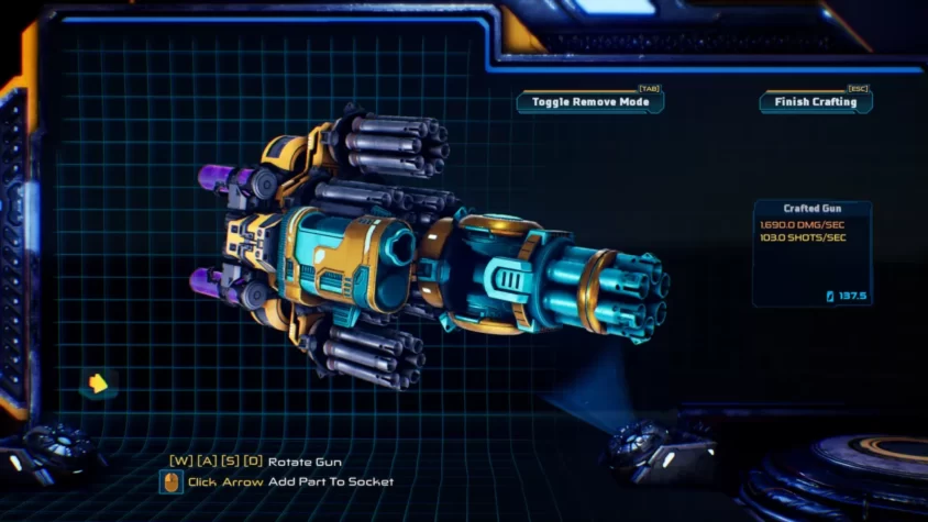 Создание оружия в Mothergunship