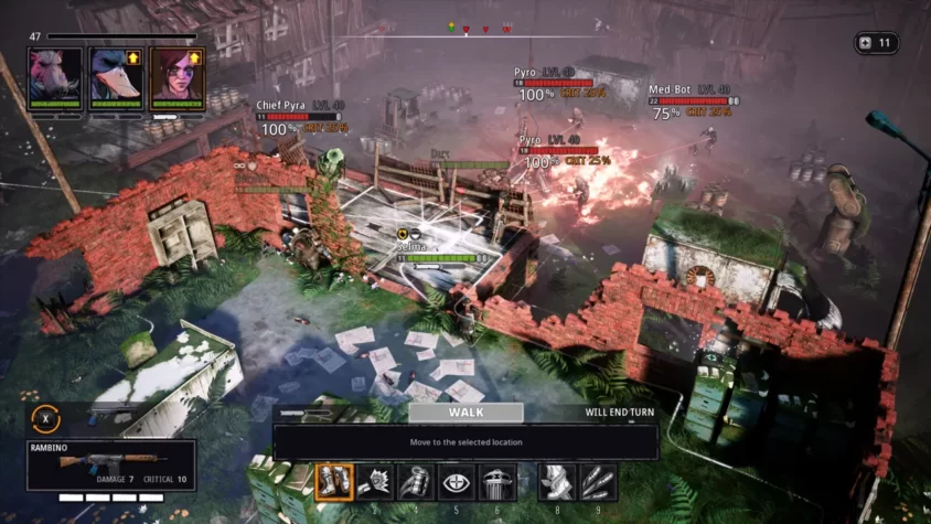 Боевые действия в Mutant Year Zero: Road to Eden