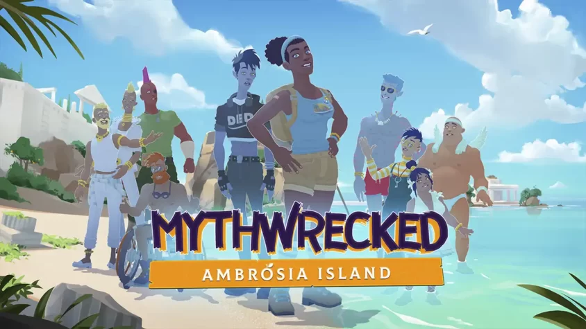 Mythwrecked: Ambrosia Island - Обложка Обложка игры Mythwrecked: Ambrosia Island