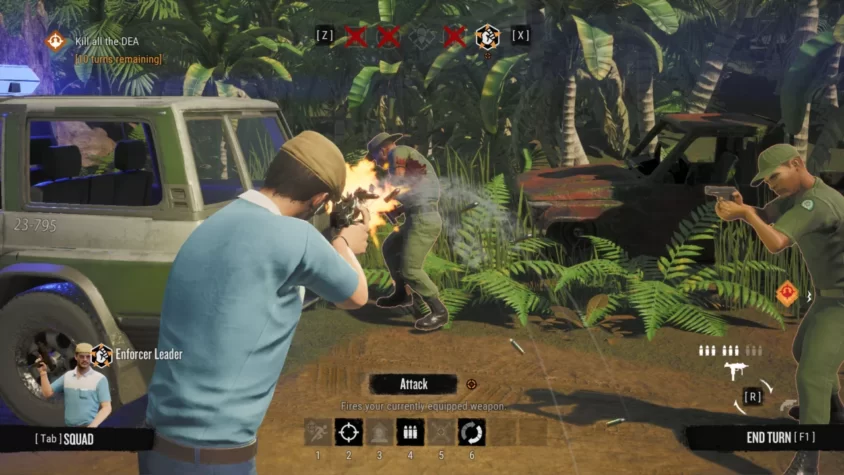 Перестрелка в джунглях в Narcos: Rise of the Cartels