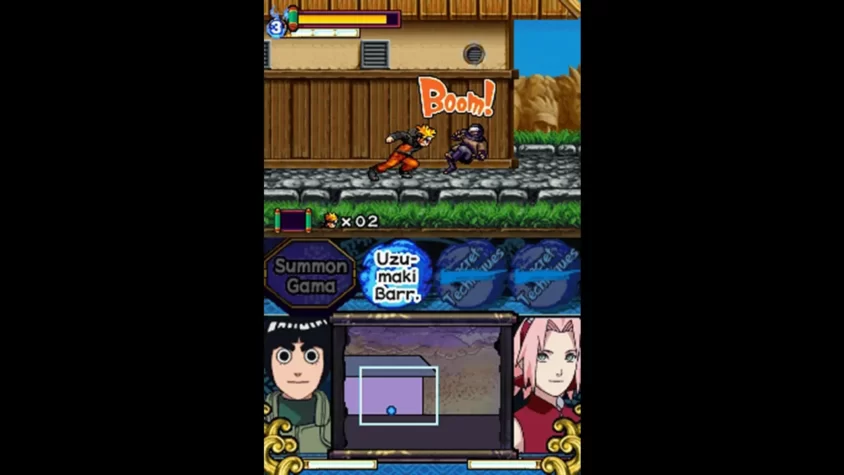 Бой с противником в Naruto: Ninja Council 3