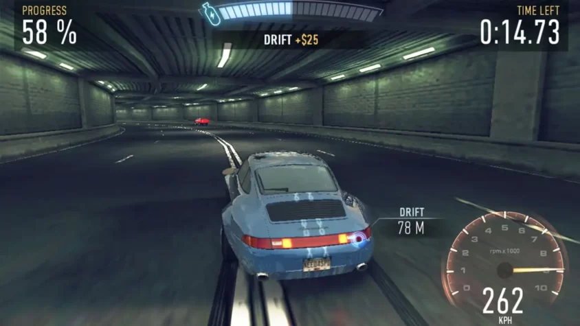 Гонка на высокой скорости в Need for Speed: No Limits