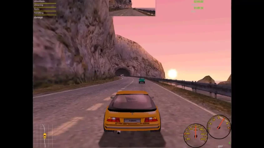 Горная трасса в Need for Speed: Porsche Unleashed