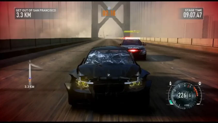 Гонка по мосту в Need for Speed: The Run