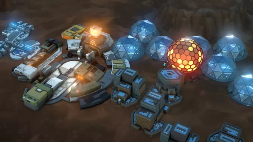 Строительство и развитие базы на Марсе в игре Offworld Trading Company