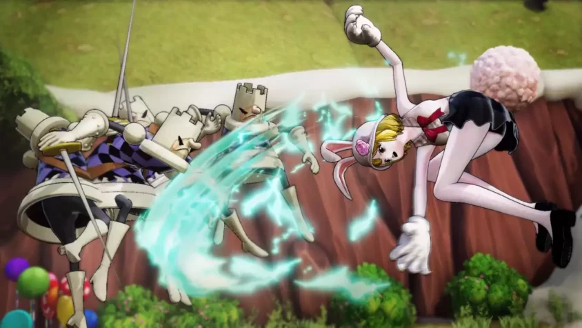 Луффи сражается с врагом в One Piece: Pirate Warriors 4