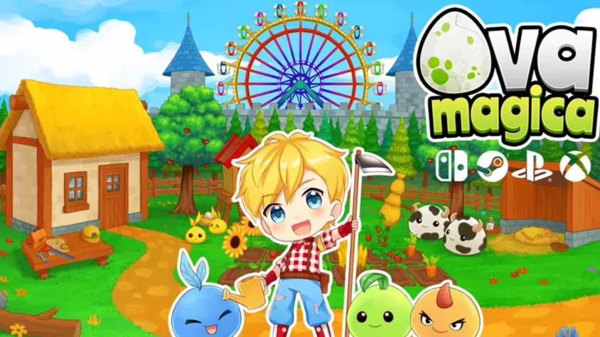 Ova Magica - Обложка игры Оформление игры Ova Magica