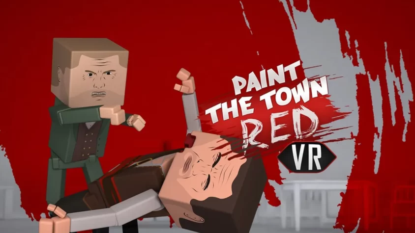 Обложка игры Paint the Town Red VR Обложка игры Paint the Town Red VR, где персонажи устраивают беспредел