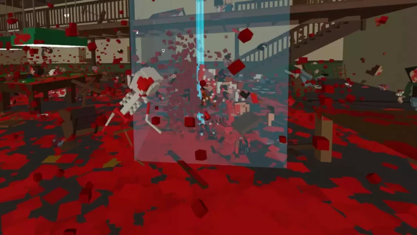 Прямое столкновение с кровавыми последствиями в тюрьме в Paint the Town Red VR