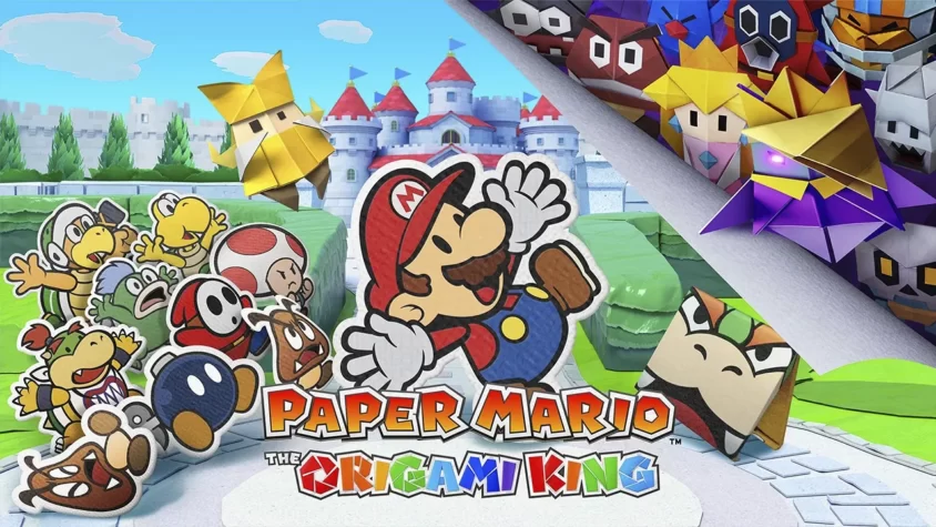 Paper Mario: The Origami King - Обложка Обложка игры Paper Mario: The Origami King