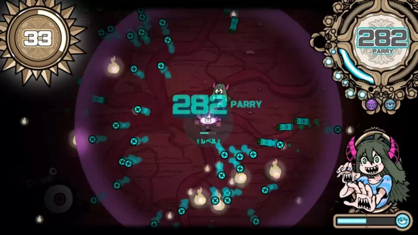 Персонаж Parry Nightmare на отдыхе в своей комнате