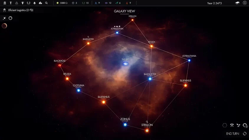 Скриншот игры Pax Nova, разведка на планете