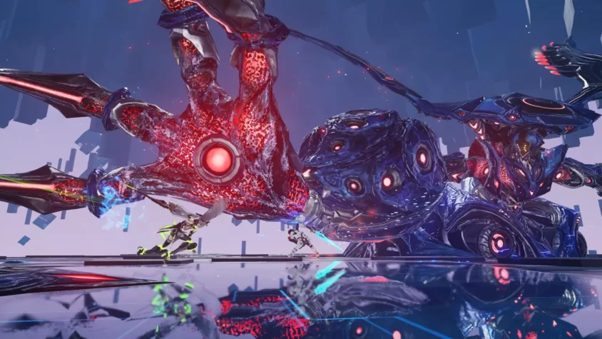 Бой с боссом в игре Phantasy Star Online 2 New Genesis