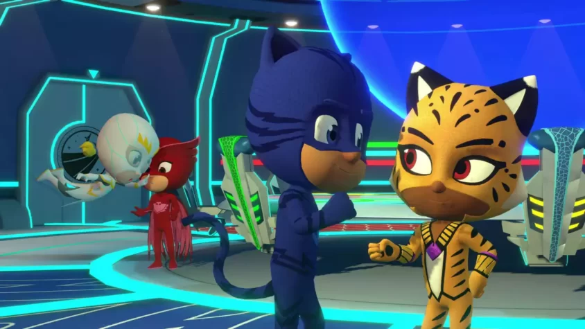 Герои сталкиваются с драконов в Pj Masks: Power Heroes – Mighty Alliance