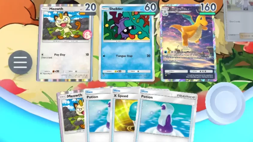 Игровой процесс Pokémon с видом на мир Покемонов