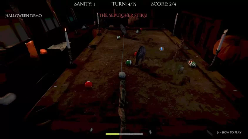 Геймплей Pool of Madness, игрок 2