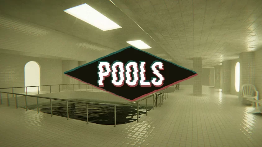 Pools - Обложка игры Никогда не думал, что бассейны могут быть такими загадочными