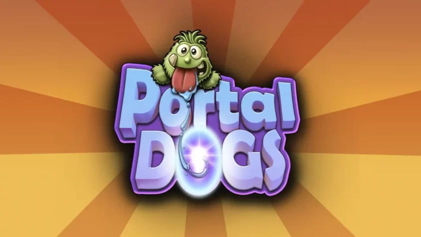Portal Dogs Обложка игры Portal Dogs, с милым монстриком