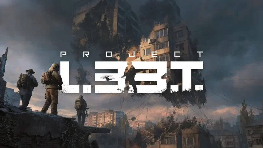 Project L33T — Ожидания Обложка игры Project L33T, где разрушенные здания висят в воздухе, а солдаты выглядят весьма уверенно, как будто мир сходит с ума