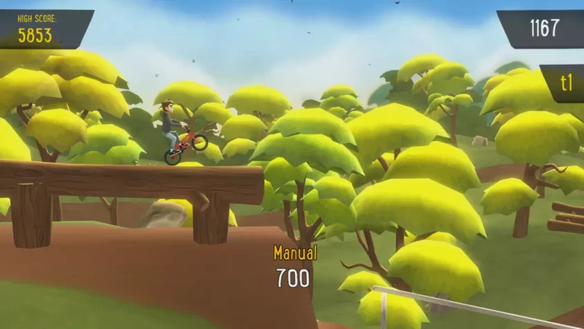 Игровой процесс в Pumped BMX+