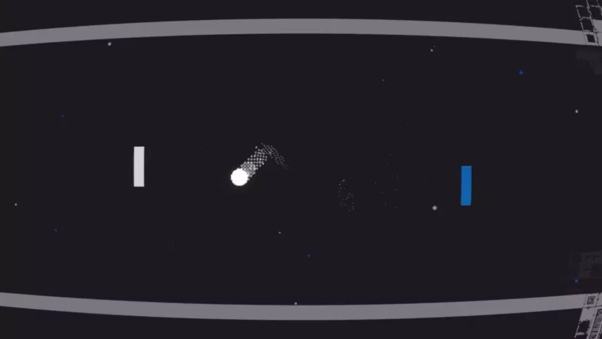 Геймплей игры Qomp 2 с яркими цветами и динамичными препятствиями