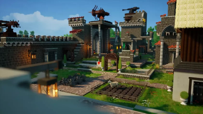 Графика в игре QubiQuest: Castle Craft