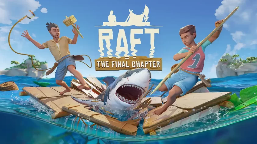 Обложка игры Raft: крокодилы, лодки и последний рубеж выживания на океане