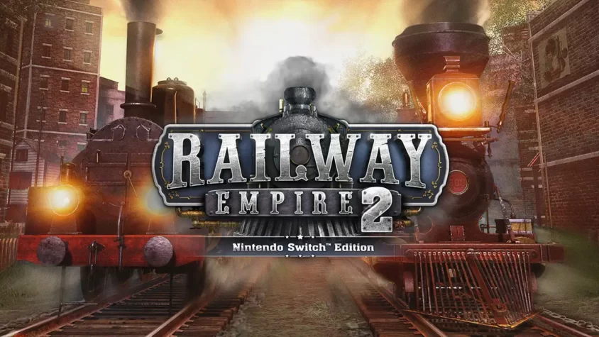 Railway Empire 2 - обложка игры Обложка игры Railway Empire 2 с поездами и дымом