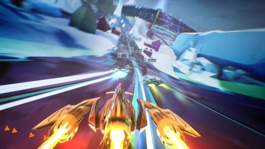 Гонка на ледяной трассе в Redout