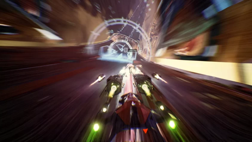 Гонка в туннеле с экшеном в Redout