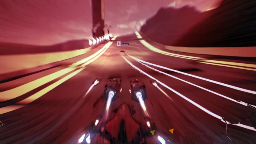 Гонка на поворотах с экшеном в Redout