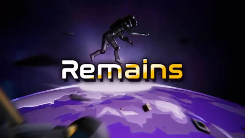 Remains Обложка игры Remains: космическая катастрофа и астронавт в одиночестве