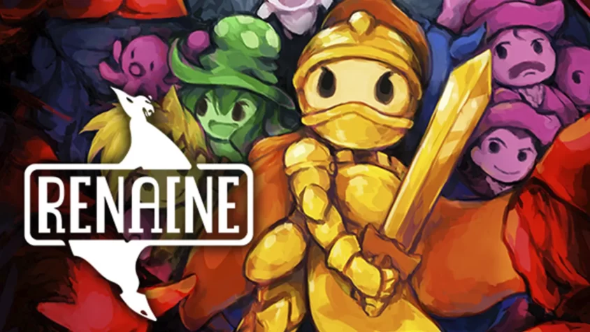 Обложка игры Renaine — золотой рыцарь и его разноцветные друзья