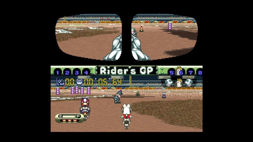 Персонажи на гонке в режиме Rider's GP