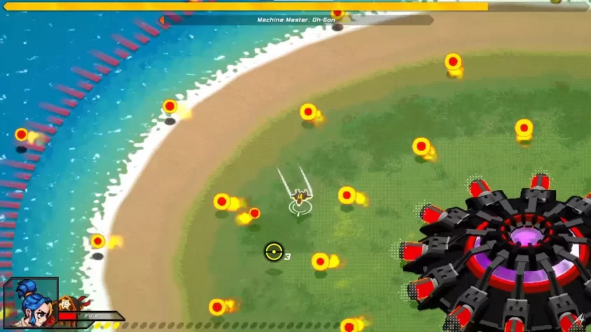Битва с роботами в игре Rising Heat