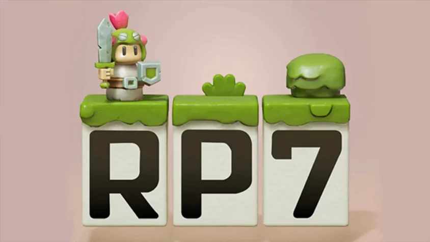 RP7 – Обложка Обложка игры RP7 с милым рыцарем